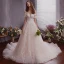 Schöne Ivory / Creme Durchsichtige Brautkleider / Hochzeitskleider 2019 A Linie Rundhalsausschnitt Kurze Ärmel Rückenfreies Applikationen Spitze Hof-Schleppe Rüschen