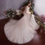 Schöne Ivory / Creme Durchsichtige Brautkleider / Hochzeitskleider 2019 A Linie Rundhalsausschnitt Kurze Ärmel Rückenfreies Applikationen Spitze Hof-Schleppe Rüschen