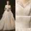 Abordable Ivoire Robe De Mariée 2019 Princesse Bretelles Spaghetti Sans Manches Dos Nu Tribunal Train Volants en Cascade