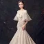 Elegante Champagner Durchsichtige Brautkleider / Hochzeitskleider 2019 Meerjungfrau Eckiger Ausschnitt Glockenhülsen Rückenfreies Applikationen Spitze Blumen Perle Pailletten Perlenstickerei Hof-Schleppe Rüschen