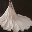 Illusion Champagne Transparentes Robe De Mariée 2019 Princesse Encolure Dégagée Dos Nu Manches Longues Percé Appliques En Dentelle Perlage Chapel Train Volants