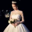 Vintage Ivory / Creme Satin Durchsichtige Brautkleider / Hochzeitskleider 2019 Ballkleid Rundhalsausschnitt 3/4 Ärmel Rückenfreies Applikationen Spitze Kapelle-Schleppe Rüschen