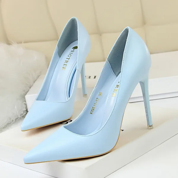 Fashion Blushing Pink Evening Party Pumps High Heels 2022 10 cm Stiletto Heels Pointed Toe Pumps