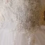 Affordable Ivory Short Asymmetrical Wedding Dresses 2019 A-Line / Princess Off-The-Shoulder Short Sleeve Appliques Lace Backless Beading Pearl Ruffle