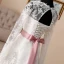 Snygga / Fina Elfenben Trädgård / Utomhus Korta Asymmetrisk Bröllopsklänningar 2019 Prinsessa Fyrkantig Ringning Långärmad Halterneck Appliqués Spets Beading Skärp Ruffle