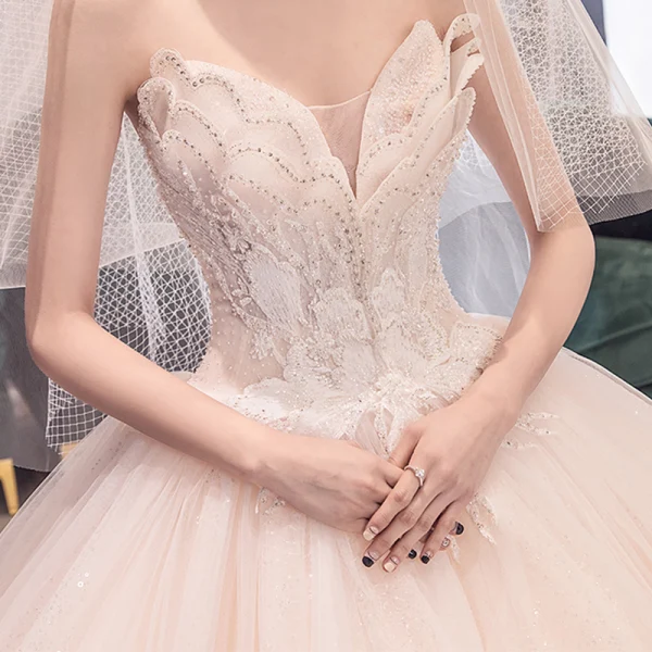 beach short wedding dresses Sexy Tulle V-Neck Half Sleeves Backless A-Line Beach Short Wedding Dre –  SposaBridal main image 0