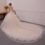 Best Champagne Wedding Dresses 2019 Ball Gown Spaghetti Straps Sleeveless Backless Appliques Lace Cathedral Train Ruffle