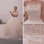 Best Champagne Wedding Dresses 2019 Ball Gown Spaghetti Straps Sleeveless Backless Appliques Lace Cathedral Train Ruffle