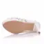 Elegant White Rhinestone Lace Flower Wedding Shoes 2025 14 cm Stiletto Heels Round Toe Wedding Pumps High Heels
