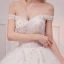 Schöne Ivory / Creme Brautkleider / Hochzeitskleider 2019 A Linie Off Shoulder Kurze Ärmel Rückenfreies Applikationen Spitze Glanz Pailletten Kathedrale Schleppe Rüschen