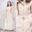 Charmant Champagne Robe De Soirée 2019 Princesse Bretelles Spaghetti Sans Manches Appliques En Dentelle Longue Volants Dos Nu Robe De Ceremonie