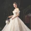 Beste Champagner Brautkleider / Hochzeitskleider 2019 Ballkleid Off Shoulder Schleife Kurze Ärmel Rückenfreies Applikationen Spitze Perlenstickerei Perle Pailletten Glanz Tülle Königliche Schleppe Rüschen