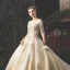 Luxe Champagne Transparentes Robe De Mariée 2019 Princesse Encolure Carrée 1/2 Manches Dos Nu Appliques En Dentelle Paillettes Perlage Glitter Tulle Cathedral Train Volants