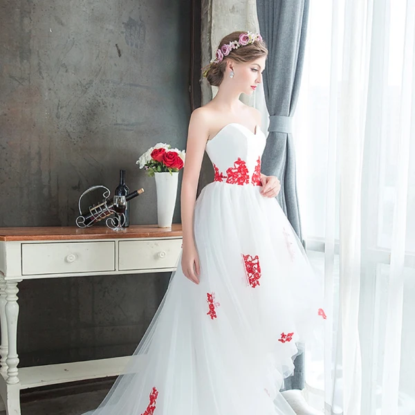 Affordable White Summer Beach Wedding Dresses 2019 A-Line / Princess ...