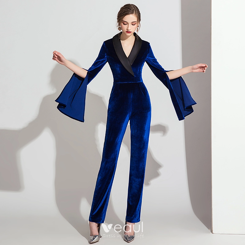 Blue suede hot sale jumpsuit