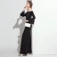 Chic / Belle Noire Combinaison 2019 De l'épaule Manches de cloche Longueur Cheville Dos Nu Robe De Soirée