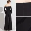 Chic / Belle Noire Combinaison 2019 De l'épaule Manches de cloche Longueur Cheville Dos Nu Robe De Soirée