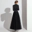 Klassisk Svart Jumpsuit  Med Sjal 2019 Prinsesse Kjæreste Uten Ermer Ankel-lengde Ryggløse Selskapskjoler