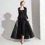 Klassisk Svart Jumpsuit  Med Sjal 2019 Prinsesse Kjæreste Uten Ermer Ankel-lengde Ryggløse Selskapskjoler