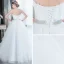 Affordable White Outdoor / Garden Wedding Dresses 2019 A-Line / Princess Sweetheart Sleeveless Feather Rhinestone Sash Floor-Length / Long Ruffle