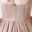 Sexy Nues Satin Robe De Soirée 2019 Princesse Amoureux Sans Manches Transparentes Faux Diamant Asymétrique Volants Dos Nu Robe De Ceremonie