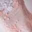 Sexy White Gradient-Color Pearl Pink Evening Dresses  2019 Trumpet / Mermaid Spaghetti Straps Sleeveless Pierced Appliques Lace Beading Pearl Floor-Length / Long Ruffle