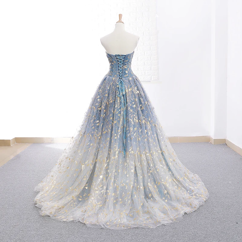 blue dress for baby girl Maeve Modest Prom Dress in Dusty Blue – A Closet Full of Dresses