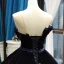 Luxe Bleu Marine Daim Transparentes Robe De Bal 2019 Robe Boule Encolure Dégagée Sans Manches Doré Appliques En Dentelle Perlage Noeud Ceinture