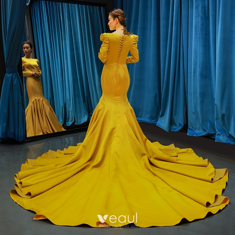 Prom dresses hotsell 2019 yellow