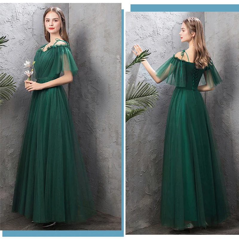 green emerald velvet dress Solar Stretch Satin Strapless Mermaid Bridesmaid Dress main image 1