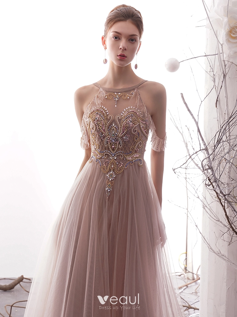 Rose gold prom dresses 2019 outlet