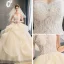 Beste Champagne Brudekjoler 2019 Ballkjole Kjæreste Uten Ermer Ryggløse Appliques Blonder Beading Chapel Train Buste