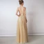 Bling Bling Champagne Doré Robe De Soirée 2019 Princesse Bretelles Spaghetti Manches Courtes Glitter Tulle Détachable Watteau Train Volants Dos Nu Robe De Ceremonie