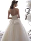 Modest / Simple Champagne Wedding Dresses 2019 A-Line / Princess Strapless Sleeveless Backless Floor-Length / Long Ruffle