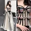 Modern / Fashion Black Champagne Prom Dresses 2019 A-Line / Princess Shoulders Sleeveless Sequins Embroidered Flower Floor-Length / Long Ruffle Backless Formal Dresses