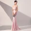 Sexy Rose Bonbon Transparentes Robe De Soirée 2019 Trompette / Sirène Bretelles Spaghetti Sans Manches Perlage Gland Train De Balayage Dos Nu Robe De Ceremonie