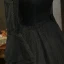 Elegant Black See-through Prom Dresses 2019 A-Line / Princess High Neck Bell sleeves Beading Rhinestone Floor-Length / Long Ruffle Formal Dresses