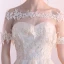 Erschwinglich Schöne Abiballkleider 2017 Mit Spitze Applikationen Rückenfreies Off Shoulder Kurze Ärmel Asymmetrisch Champagner Ballkleid