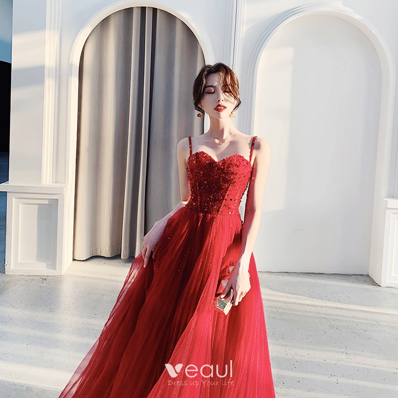 Red prom dresses 2019 near me sales