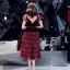 Chic / Beautiful Burgundy Suede Homecoming Graduation Dresses 2019 A-Line / Princess Deep V-Neck Sleeveless Metal Sash Tea-length Cascading Ruffles Formal Dresses