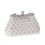 Chic / Belle Argenté Faux Diamant Perlage Perle Pochette 2019
