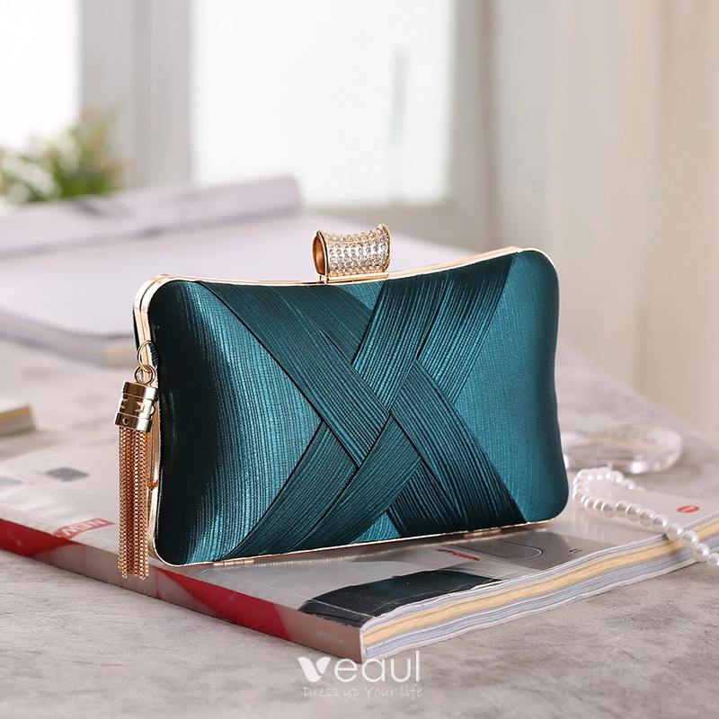 Brands outlet dark green clutch, Women's Fashion, Bags & Wallets, Clutches  on Carousell