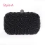Moderne / Mode Perlage Perle Gris Pochette 2019
