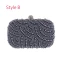 Moderne / Mode Perlage Perle Gris Pochette 2019
