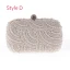 Moderne / Mode Perlage Perle Gris Pochette 2019