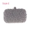 Moderne / Mode Perlage Perle Gris Pochette 2019