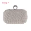 Moderne / Mode Perlage Perle Gris Pochette 2019