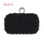 Moderne / Mode Perlage Perle Gris Pochette 2019