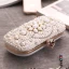 Modern / Fashion Ivory Clutch Bags Beading Pearl Rhinestone Accessories 2019