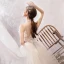 Romantic Champagne Outdoor / Garden Wedding Dresses 2019 A-Line / Princess Spaghetti Straps Sleeveless Backless Appliques Lace Beading Court Train Ruffle